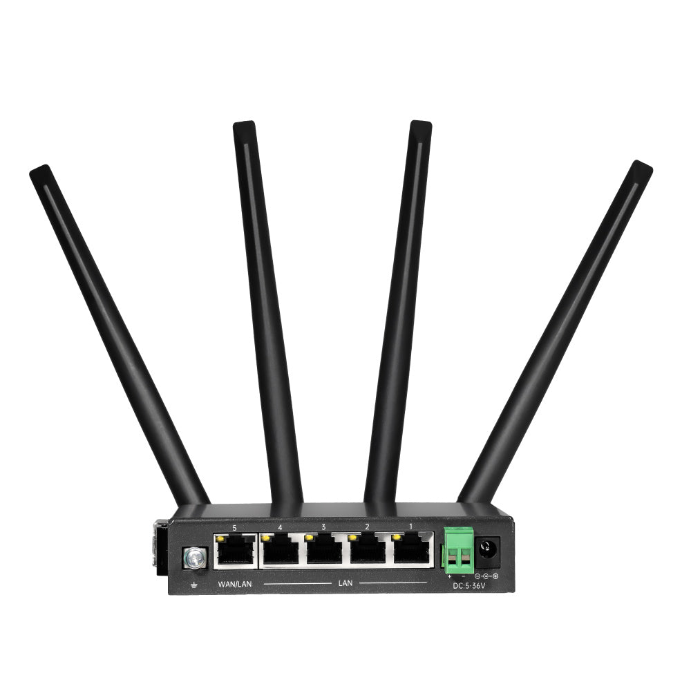 EDIMAX Industrial 4G LTE AC1200 Wi-Fi 5 DIN-Rail  Router D4G-7459AC