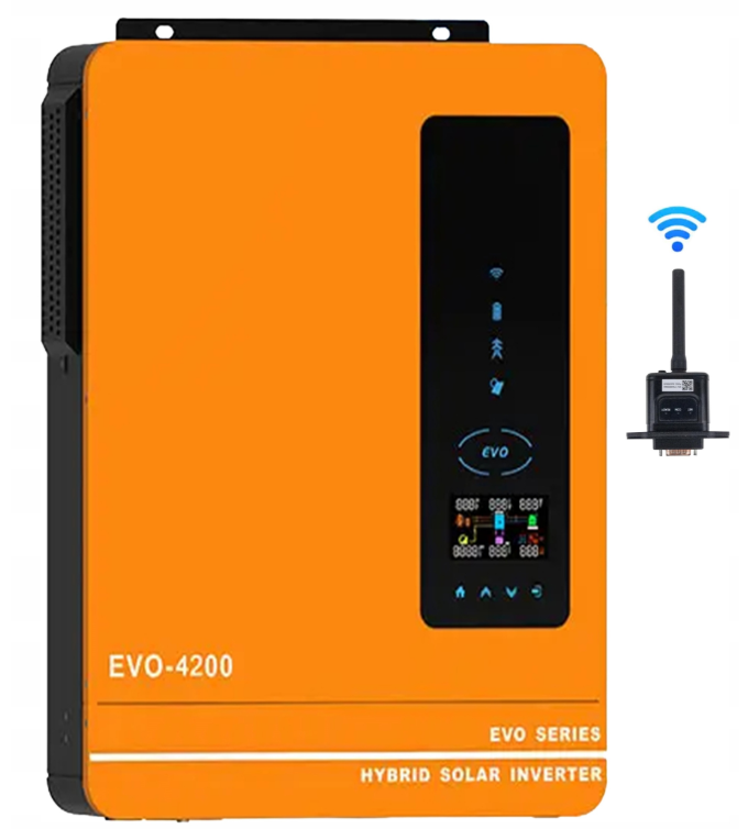 Invertorový měnič hybridní off grid EVO 4200 4.2 kW 1-fázový