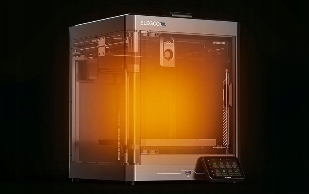 Elegoo Centauri Carbon 3D tiskárna FDM uzavřená CoreXY 500 mm/s 320 °C WiFi