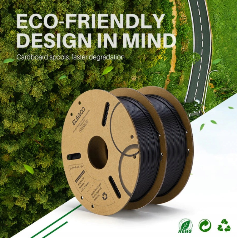 ELEGOO PLA filament černý 10 kg