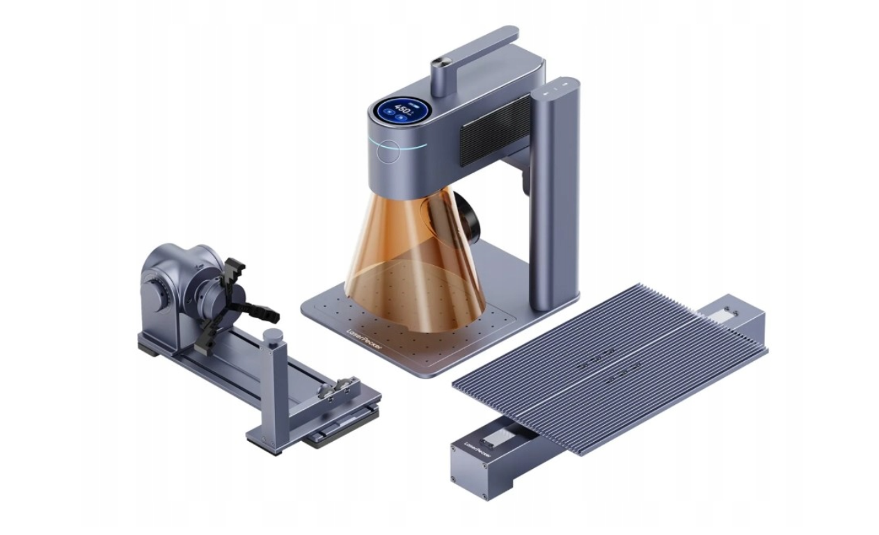 LaserPecker LP4 Deluxe (LP4machine + Rotary + Slideextension)