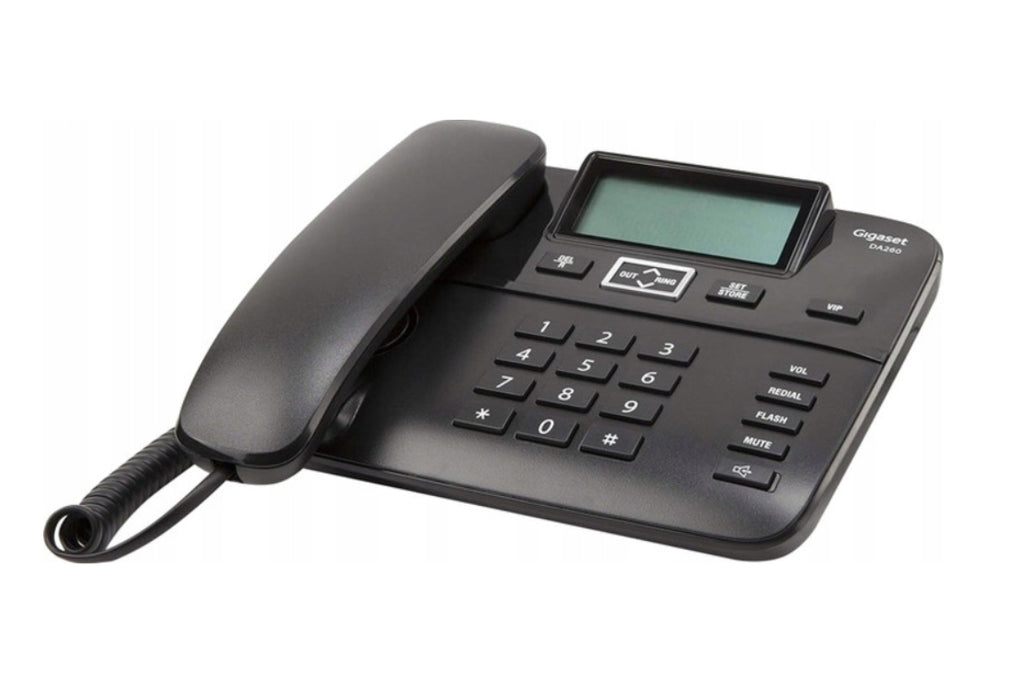 Gigaset DA260 System LAM černý drátový telefon (S30054-S6532-U101)