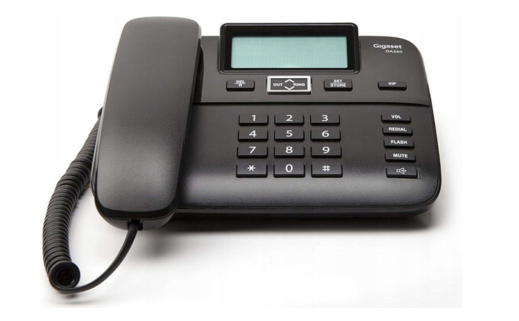 Gigaset DA260 System LAM černý drátový telefon (S30054-S6532-U101)