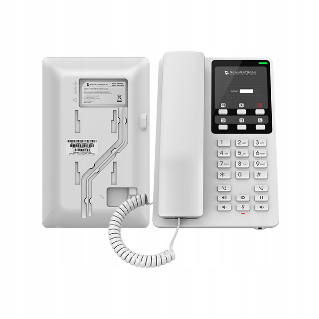 Grandstream GHP620 IP Hotelový Telefon PoE 2SIP HD OPUS 6 Kláves Bílý