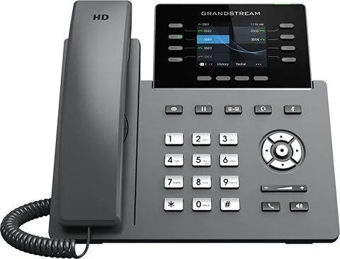 Grandstream GRP2624 IP Telefon 8 Linek WiFi 6 BT PoE Gigabit HD GDMS