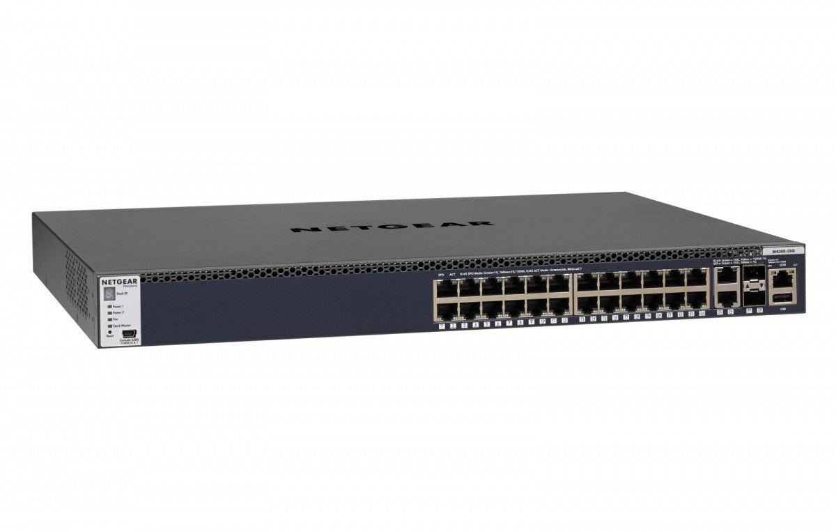 Switch M4300 24xGE 2x10GE 2xSFP+ Stack GSM4328S