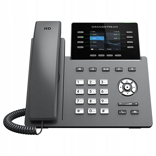 Grandstream GRP2624 IP Telefon 8 Linek WiFi 6 BT PoE Gigabit HD GDMS