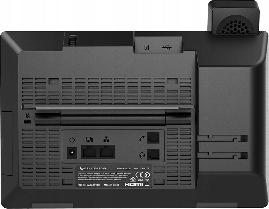 Grandstream Networks GXV3480 VoIP telefon Černý