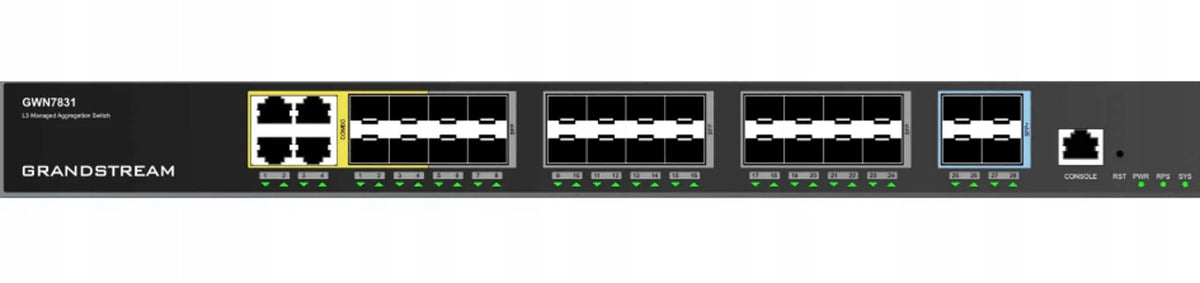 Grandstream Networks GWN7831 Spravovaný L3 Gigabit Ethernet switch