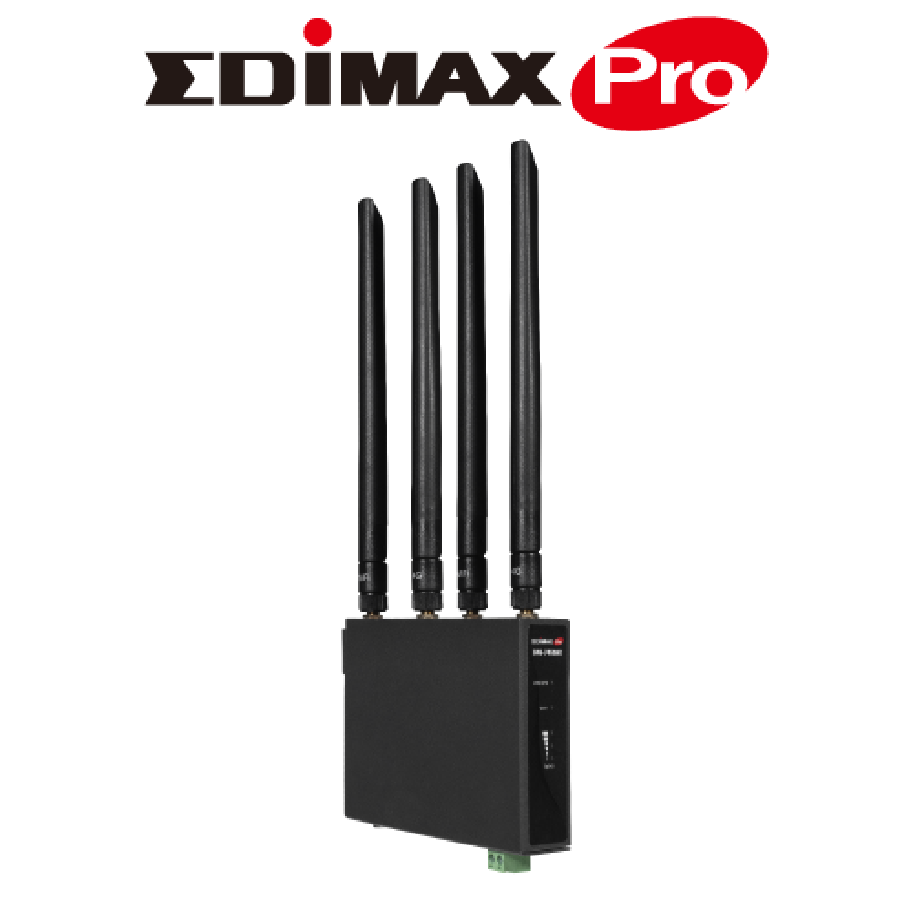 EDIMAX Industrial 4G LTE AC1200 Wi-Fi 5 DIN-Rail  Router D4G-7459AC
