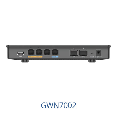 Grandstream GWN7002 Multi-WAN VPN Router 2x SFP 4x Gigabit PoE GDMS