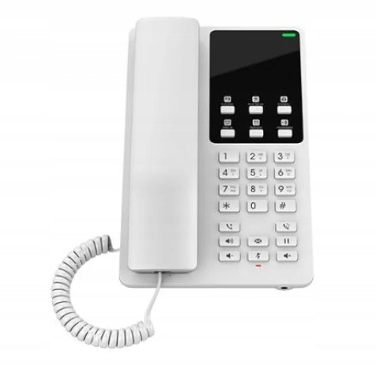 Grandstream GHP620 IP Hotelový Telefon PoE 2SIP HD OPUS 6 Kláves Bílý
