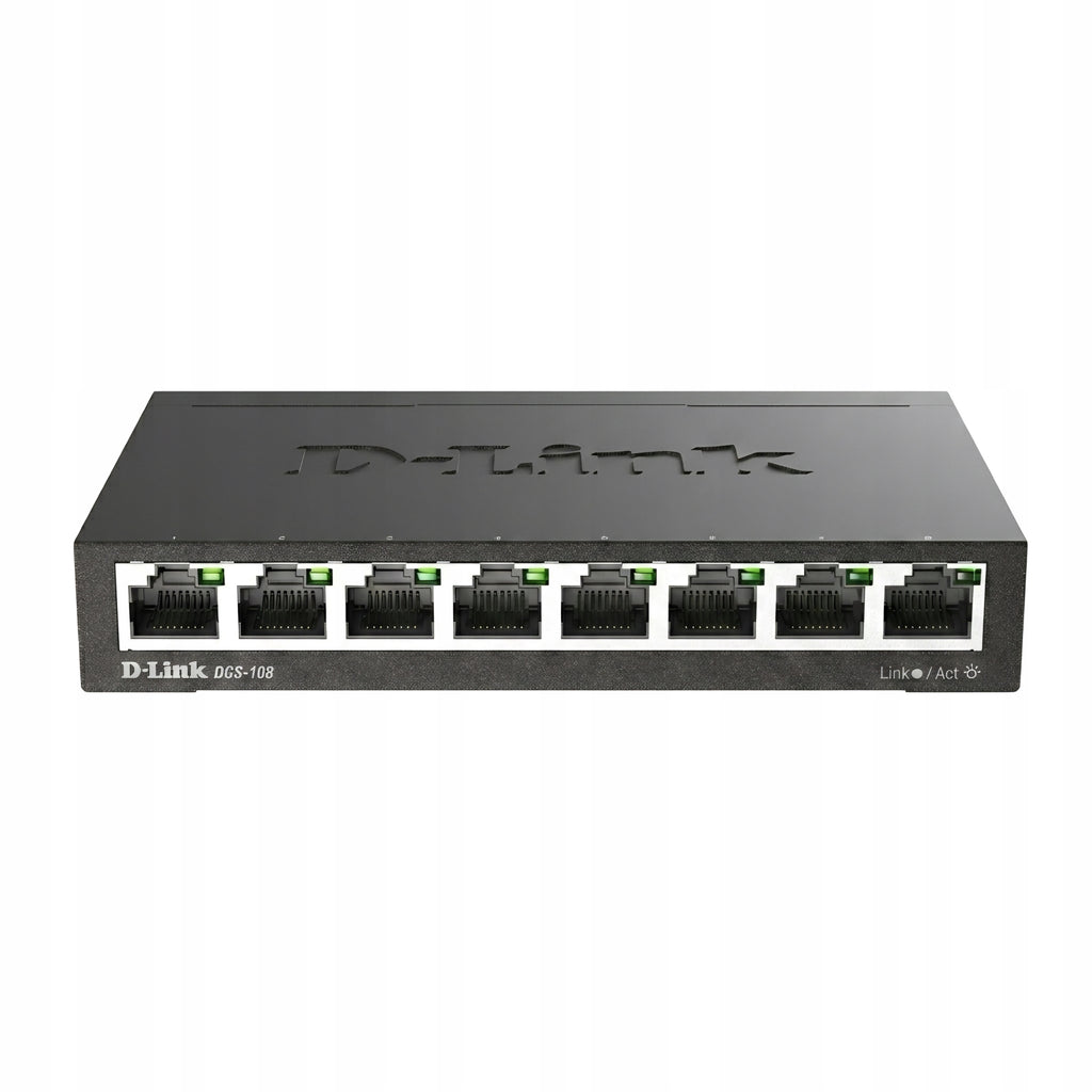 D-Link DGS-108 – 8-portový Gigabit Ethernet