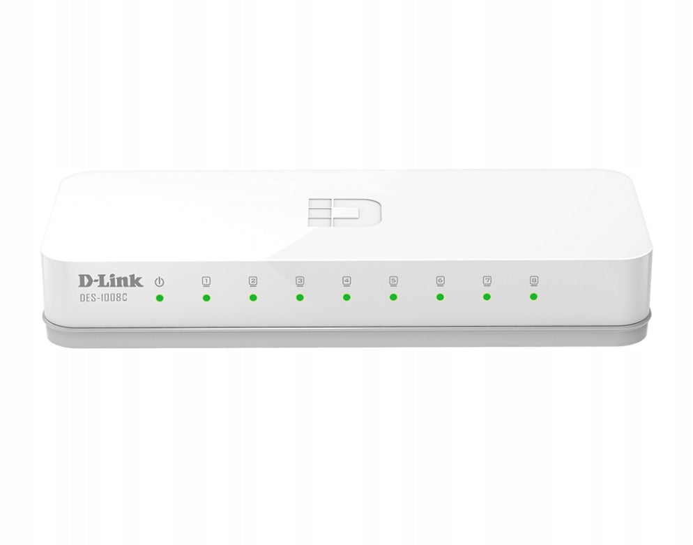 D-Link DES-1008C síťový přepínač (switch)