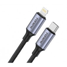 Кабель Foneng X95 1.2M Metal Head Braided Cable (PD20W) Type C to iPhone