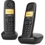 Радиотелефон DECT GIGASET A170 DUO BLACK (L36852H2802S301)